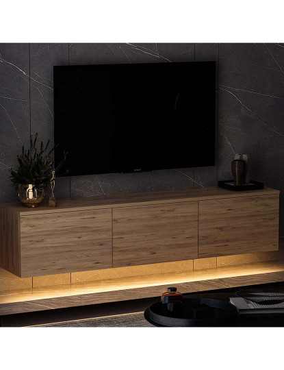 imagem de Móvel Tv Neon Illuminated Atlantic Pine4