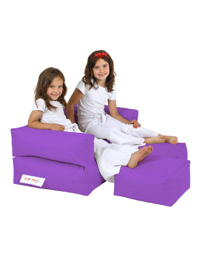 imagem de Pufe 2 Lugares Kids Roxo1