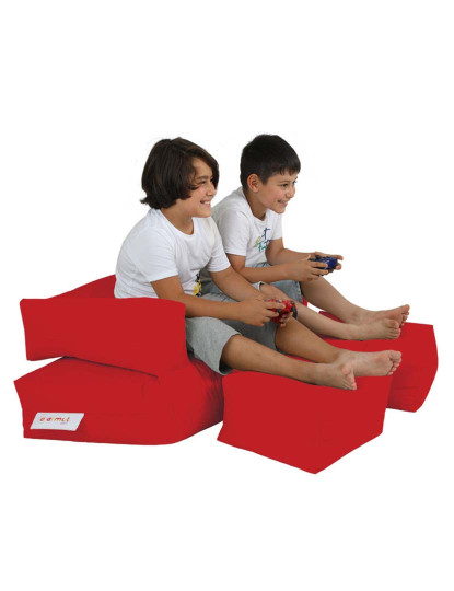 imagem de Pufe 2 Lugares Kids Vermelho4