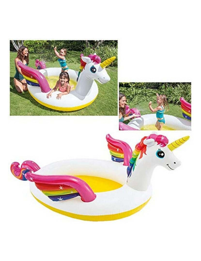 imagem de Piscina Insuflável Para Crianças Unicorn 3