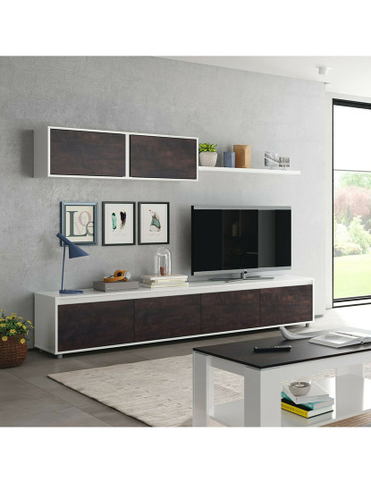 imagem de Conjunto TV Home Branco/Oxido2