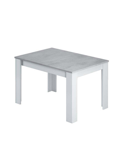 imagem de Mesa Refeição Extensível Cinza/Branco2