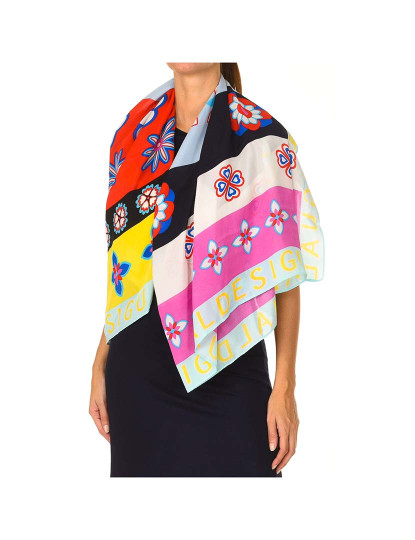 imagem de Foulard de Jardim de Pedra Floral Multicolorido1