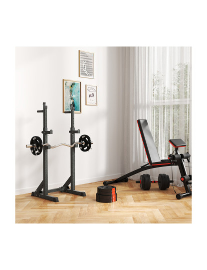 imagem de SPORTNOW Conjunto de Discos de Pesos de 4 Peças Discos de Pesos 2x5 kg e 2x2,5 kg com Orifícios de 2,5 cm para Treino Fitness em Casa Ginásio Preto8