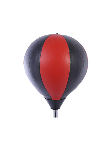 imagem de HOMCOM Punching Ball de Boxe com Altura Ajustável de 4 Níveis Base Recarregável com Água ou Areia e Luvas para Adolescentes Ø43x125-145 cm Vermelho e Preto8