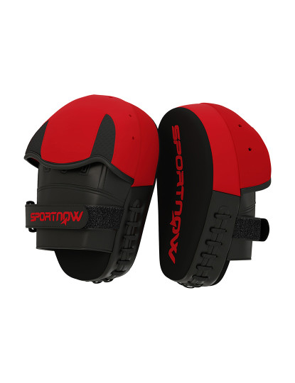 imagem de SPORTNOW Plastrons de Boxeo Paos de Muay Thai MMA para Treino de Boxeo Boxing Karate Taekwondo Artes Marciais 24x19x4 cm Vermelho1