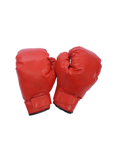 imagem de HOMCOM Punching Ball de Boxe com Altura Ajustável de 4 Níveis Base Recarregável com Água ou Areia e Luvas para Adolescentes Ø43x125-145 cm Vermelho e Preto6