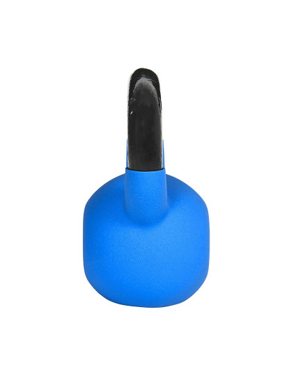 imagem de HOMCOM Kettlebell de 8kg de Ferro Fundido Haltere Kettlebell com Revestimento de Neoprene para Treinamento de Força Casa Ginásio 18x11x20cm Azul8