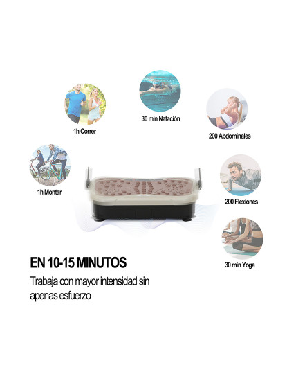 imagem de HOMCOM Plataforma de Vibração  com 2 Bandas Elásticas para Treinamento de Fitness 200 W com Controle Remoto e Carga 120 kg6