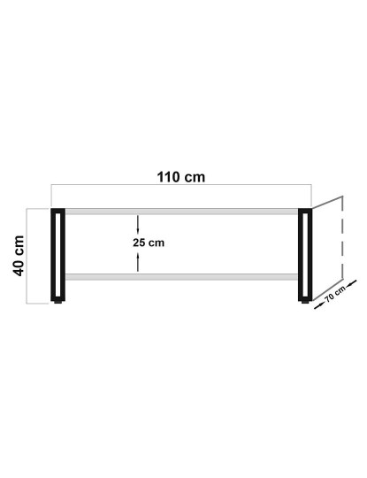 imagem de Mesa Centro Pinho Atlântico e Preto4