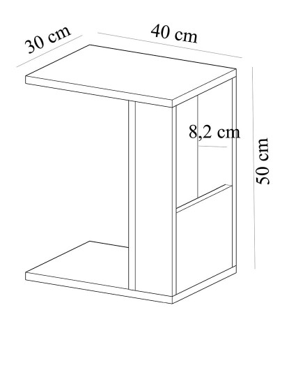 imagem de Mesa de apoio Serce  Walnut6