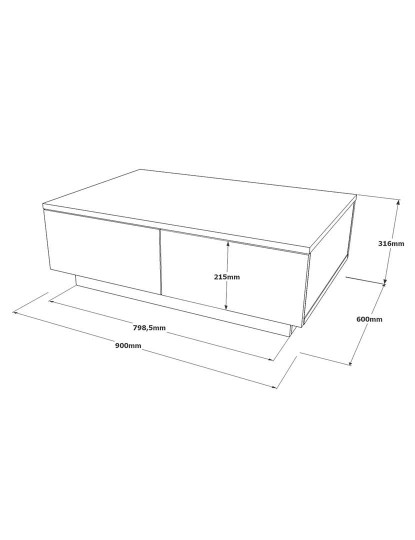 imagem de Mesa de Apoio Oak Branca7