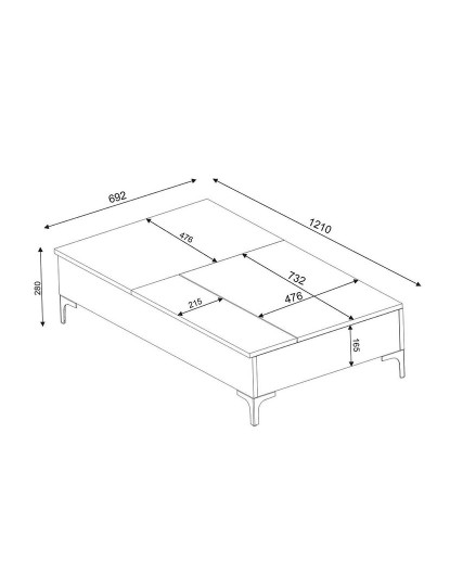 imagem de Mesa de Apoio Esinti Branco5