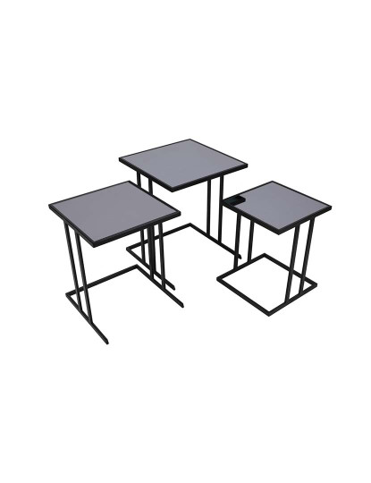 imagem de Mesa Aninhamento 3 peças Zen Preto6