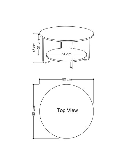 imagem de Mesa Apoio Corro Branco4