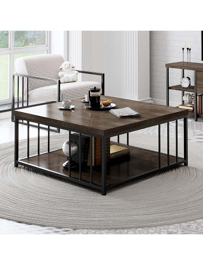 imagem de Mesa Centro Zenn Walnut Preto3