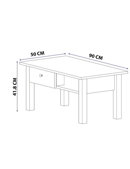 imagem de Mesa Apoio Lisbon Atlantic Pine5