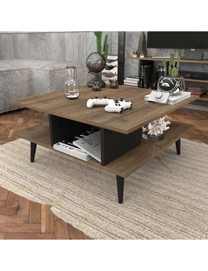 imagem de Mesa de Apoio Akya Walnut Preto4