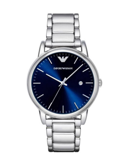 imagem de Relógio Emporio Armani Homem Prateado e Azul1