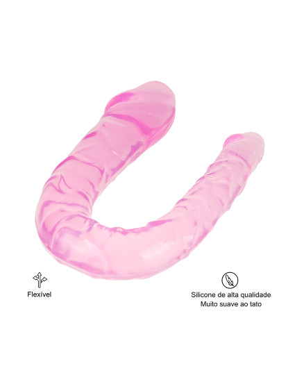 imagem de Dildo Duplo - Godemichet - Rosa3