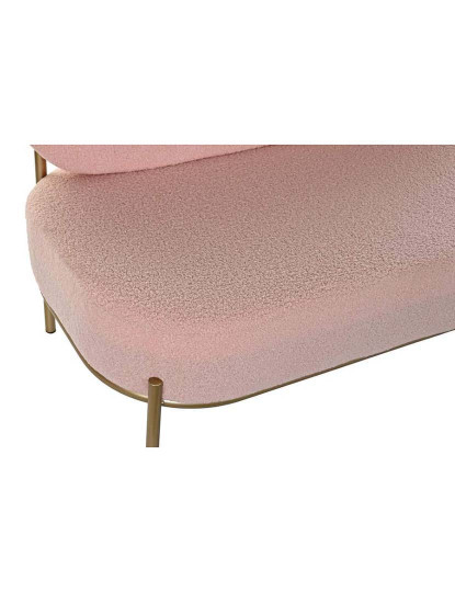 imagem de Sofá Poliéster Metal Rosa 2