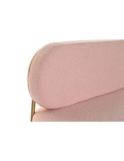 imagem de Sofá Poliéster Metal Rosa 3