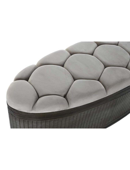 imagem de Banqueta Metal Poliéster Bege 2