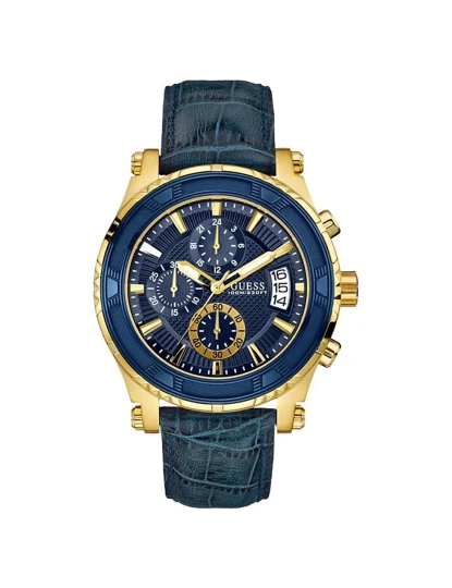 imagem de Relógio Guess Homem Azul e Dourado1