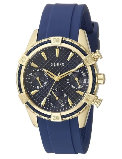 imagem de Relógio Guess Senhora Azul e Dourado1