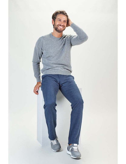 imagem de Calça Casual Slim Fit Azul2