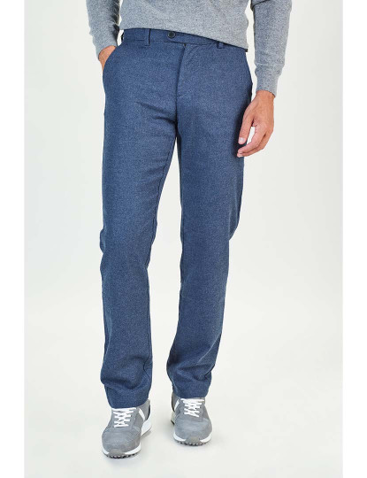 imagem de Calça Casual Slim Fit Azul1