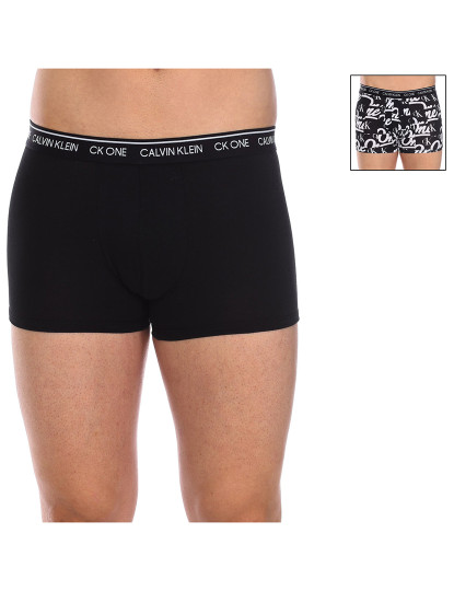 imagem de Pack 2 Boxers Homem Preto-preto estampado1