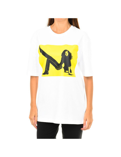 imagem de T-Shirt Senhora Branco Amarelo 1