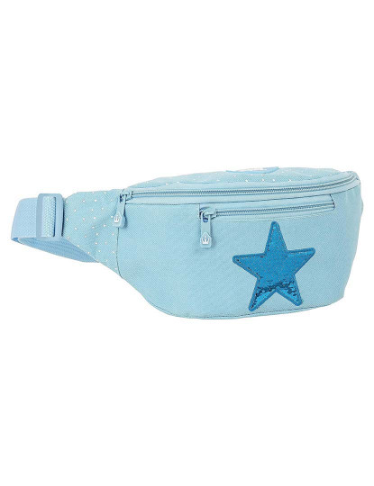 imagem de Bolsa De Cintura Glow Lab Star Azul Claro 1