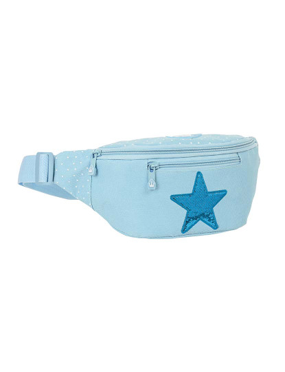 imagem de Bolsa De Cintura Glow Lab Star Azul Claro 5