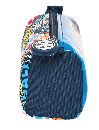 imagem de Estojo Escolar Hot Wheels Challenge Multicor Azul Marinho 3