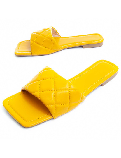 imagem de Sandálias Rasas Senhora Amarelo1