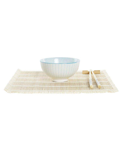 imagem de Conjunto Sushi 16Pcs Bambu Azul3