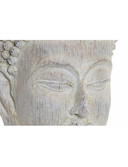 imagem de Figura Resina Buda Decapé Cinzento 2