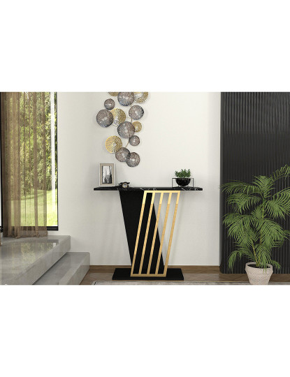 imagem de Cómoda Gravity Preto Dourado2