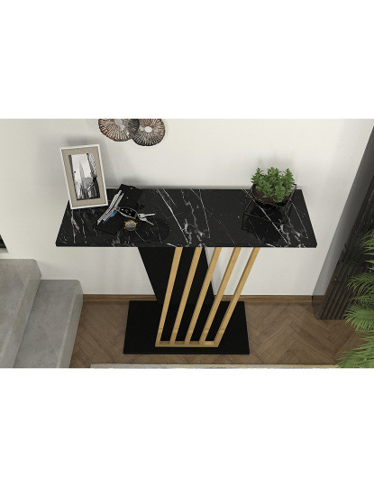 imagem de Cómoda Gravity Preto Dourado4