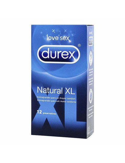 imagem de Preservativos Durex Natural (Tamanho XL) (12 uds)1