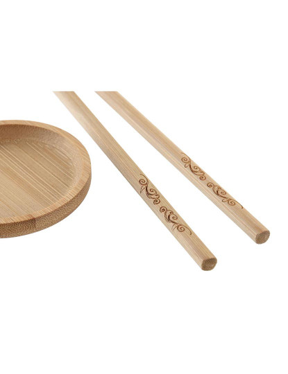 imagem de Conjunto de sushi DKD Home Decor 24 x 0,5 x 0,5 cm Natural Oriental3