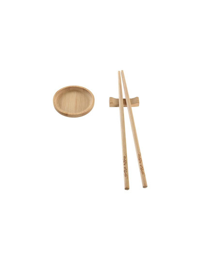 imagem de Conjunto de sushi DKD Home Decor 24 x 0,5 x 0,5 cm Natural Oriental4