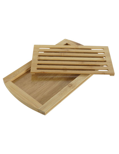 imagem de Tábua de corte DKD Home Decor Natural Bambu 36 x 21 x 2 cm3