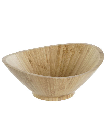 imagem de Tigela DKD Home Decor Natural Bambu 24,6 x 22,5 x 9,5 cm1