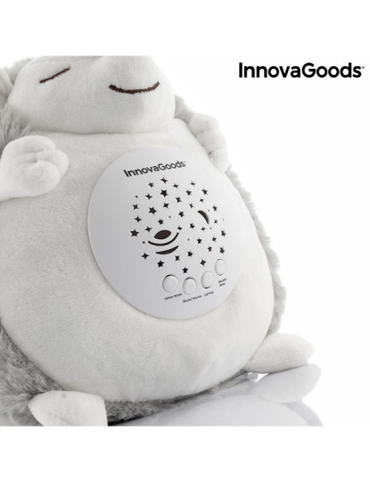 imagem de Porco-Espinho de Peluche com Ruído Branco e Projetor de Luz de Presença Spikey InnovaGoods3