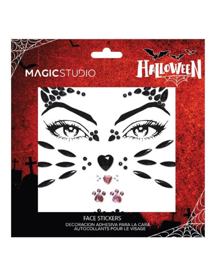 imagem de ADESIVO DE GEMAS DE ROSTO DE HALLOWEEN DO MAGIC STUDIO1