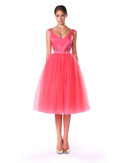 imagem de Vestido de Senhora Chama Rosa1