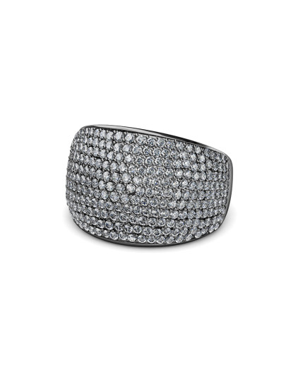 imagem de Anel Glamour Metal MYC Cinzento4
